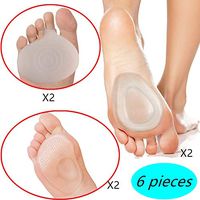 Gel Meta Bone Cushion, Self-Adhesive Mat, Quickly Relieve Foot Pain for Men and Women, Foot Pad Ball, Cost-Effective Set (6 Pieces/Set)