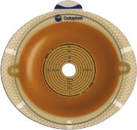 Coloplast SenSura Flex Two-Piece Pre-Cut Convex Light Standard Wear Skin Barrier with Flange and Belt Tabs 1" Stoma Opening, 2" Flange, Round, Double Layer Adhesive (Box of 5 Each)
