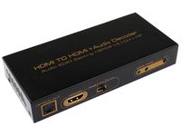 AllAboutAdapters HDMI to 5.1 Digital Analog Audio Decoder + EDID Switch 24-Bit 192Khz DAC