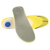uxcell Breathable Orthotic Insoles for Men Women Sports Shoe Inserts Arch Support Blue Dot Bottom US W4-9/M2-7
