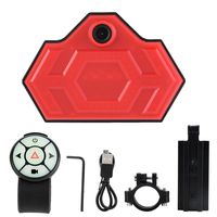 VGEBY1 Bicycle Camera Recorder, HD 1080P WiFi Sports Action DV Bike Camera with Remote Control Cycling Electronic Accessory