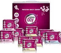 GENIAL DAY Organic Period Kit, Mix of 9 Packs (Regular 3, Heavy Flow 2, Liners 4)