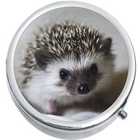 Baby Hedgehog Medicine Vitamin Compact Pill Box