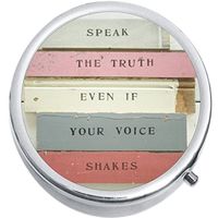 Speak The Truth Quote Medicine Vitamin Pill Box