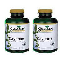 Swanson Cayenne 450 Milligrams 300 Capsules (2 Pack)