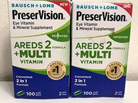 Bausch + Lomb PreserVision Eye Areds 2-100 Soft Gels [2 BOXES]