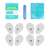 Self-Adhesive Electrodes Pad -TENS Unit Reuseabl-Non Irritating by Yunoun(2×2 8 Back)