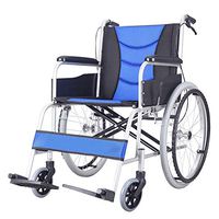 NACHENW Wheelchair Lightweight Folding Portable Old Cart Trolley Disabled Scooter Elderly Manual Wheelchairs Aluminum Frame