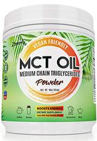 Premium MCT Oil Powder | Vegan Friendly & Keto Friendly Fat, GMO-Free, Clean Energy, Easy to Digest | Promotes Weight Loss & Heart Health, Boosts Metabolism, Improves Mood, Best Value-16oz