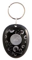 Ila Security Pebble B&w Keyring Alarm