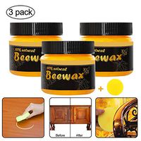 3Pcs Wood Seasoning Beewax Polish - Traditional Beeswax Polish for Wood & Furniture - All-Purpose Beewax for Furniture Cleaning - Furniture to Beautify & Protect