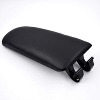 labwork Leather Armrest Center Box Console Lid Cover for 2004 2005 2006 2007 2008 Audi A4 B7 Black