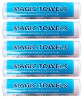 Magic Towel Dry Tissue Changes Wet Tissue Viscose Rayon Vegetable eco-Friendly Magic Towel 5pack (10ea in 1pack, Total 50ea)