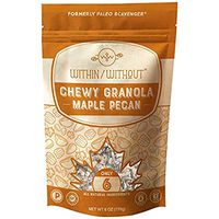 Maple Pecan Grain Free Granola by Within/Without | Certified Paleo and Keto Diet Friendly Vegan Granola | Naturally Gluten Free Low Carb Snack | No Refined Sugar