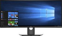 2019 Dell U3417W 34" 2K LED IPS Curved Monitor, 3440x1440 Resolution, 60Hz, 5ms, DisplayPort, 2X HDMI, 2 x USB 3.0 Type B, 4 x USB 3.0 Type A Ports