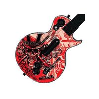 Guitar Hero 3 Controller Skin - Slash Red & Tan