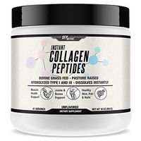 Instant Collagen Peptides Powder by SFPActive | Colageno Hidrolizado En Polvo, Unflavored, Grass -Fed, Non- GMO | Collagen Powder for Women and Men