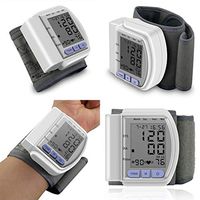 dozenla Durable Automatic LCD Digital Display Wrist Blood Pressure Monitor with LED Screen