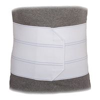 Advanced Orthopaedics 4 Panel Abdominal Binder, 9-inch High, Waist Circumference 45-inch - 62-inch, White