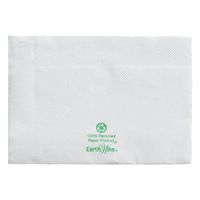 Hoffmaster 125300 Earth Wise Recycled Paper Dispenser Napkin, 2-Ply, 13" Length x 12" Width, White (Case of 4000)