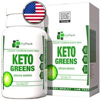Keto Greens by VitaPharm Nutrition | 800mg Keto Drive BHB Supplement for Women and Men. Fast Acting Ketosis. Diet Carb Blocker. Diet Supplement Pills | Extra Strength Ketogenic Accelerator