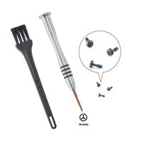 GODSHARK Replacement Battery Screws Set with Screwdriver for MacBook Pro 15 inch A1286 2009-2012, Tri-Wing Repair Replacement Tool Kit Notebook Laptop PC Computer Screw