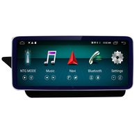 10.25" Round Corner Car Touch Screen, 4GB RAM,64GB ROM 1920 x 720 Resolution Blu-ray HD Car Radio Bluetooth GPS Navigation WiFi Head Unit Screen for Mercedes Benz E 2009-2014 NTG4.X