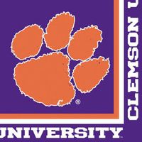 Club Pack of 240 NCAA Clemson Tigers 2-Ply Tailgating Party Lunch Napkins