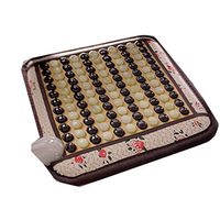 Heating Pad,Easily Adjust Temperature Negative Ion Therapy Far Infrared Jade and Tourmaline Stone Mat, Used for Work Family Office Individual Seat Cushion