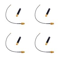 U.FL IPEX to SMA Connector Pigtail 915MHz LoRa Antenna 2dBi for ESP32 Lora OLED Board IOT Internet of Things WIshiOT (Pack of 4)