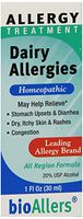 bioAllers Dairy Allergies Homeopathic Allergy Treatment for Upset Stomach, Diarrhea, Skin Issues & Congestion | 1 Fl Oz