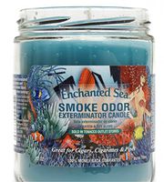 Smoke Odor Exterminator 13oz Jar Candle, Enchanted Sea, 13 oz