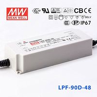 Meanwell LPF-90D-48 Power Supply - 90W 1.88A - Dimmable