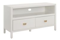 Linon Media Storage, White