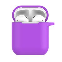 YRD TECH Waterproof Case Cover Compatible Apple AirPods Charging Case,Shockproof and Drop Proof air pods Protective Cover Soft Silicone Skin (Purple)