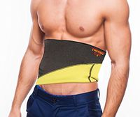 Shop Flash Forever Gone Waist Eliminating Neoprene Men's Persperation Belt, Black, Large, 0.24 Count