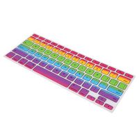 TCD Rainbow Ombre Faded MacBook Pro 13 15 17 Silicone Keyboard Cover Skin Retail Package