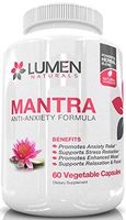 Mantra Anti-Anxiety Formula - Powerful Natural Anxiety Relief Supplement for Adrenal Support - Combat The Blues & Relieve Stress to Boost Mood & Sleep Better - 60 Vegetable Capsules