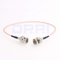 DRRI BNC Male to BNC Male 3G HD SDI 4K Video Coax Cable for FS5 to Atomos Shogun Inferno (30CM)