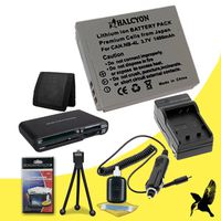 Halcyon 1400 mAH Lithium Ion Replacement NB-4L Battery and Charger Kit + Memory Card Wallet + SDHC Card USB Reader + Deluxe Starter Kit for Canon PowerShot Elph SD300 4MP Digital Camera and Canon NB-4L
