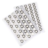 100 Pack LR44 A76 L1154 AG13 357 SR44 G13 1.5V Alkaline Coin Button Cell Battery