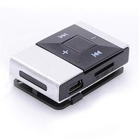 Huangou ❤ MP3 Player ❤ Mini USB Clip Digital Mp3 Music Player Support 8GB SD TF Card (A, 4.8cm x 3cm x 1.5cm)