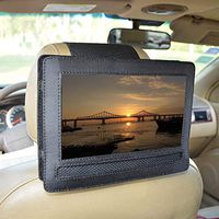 Car Headrest Mount Holder for DBPOWER 10.5" Portable DVD Player with Swivel and Flip Screen and Fits Other 10-10.5" Swivel Screen Portable DVD Player - Black