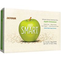 Detour Smart Gluten Free Oatmeal Bar, Apple Cinnamon, 11.7 Ounce, 9 Count