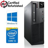 Lenovo ThinkCentre M92p Business Desktop Computer Tower PC (Intel Core i5-3470, 8GB Ram, 500GB SSD, HDMI, WiFi) Win 10 Pro with Re Installation Disc (Certified Refurbished)
