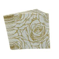 SUSHAFEN 20Pcs/Pack Rose Flower Napkins Disposable Paper Napkins for Restaurant Coffee Shop Tableware Tissue Decoupage Decoration Kids Birthday Wedding Party Table Decor