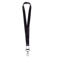UKCOCO Neck Strap Lanyard, 1 Piece Metal Clip Mobile Phone Strap Lanyard for ID Card Badges Key Chains 46cm (Black)