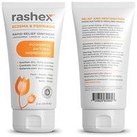 Rashex Eczema & Psoriasis Treatment Ointment with Black ICHTHAMMOL 20% - Fastest Relief - 2 Ounce Tube
