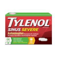 Tylenol Sinus Congest Pain Severe 24 Caplets