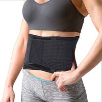 Thx4COPPER Post partum Compression Belly Belt - Women Weight Loss Back Support for Backache, Sciatica, Hernia, Spasms- Adjustable Sauna Sweat Band for Pain Relief, Spine Straight and Safe